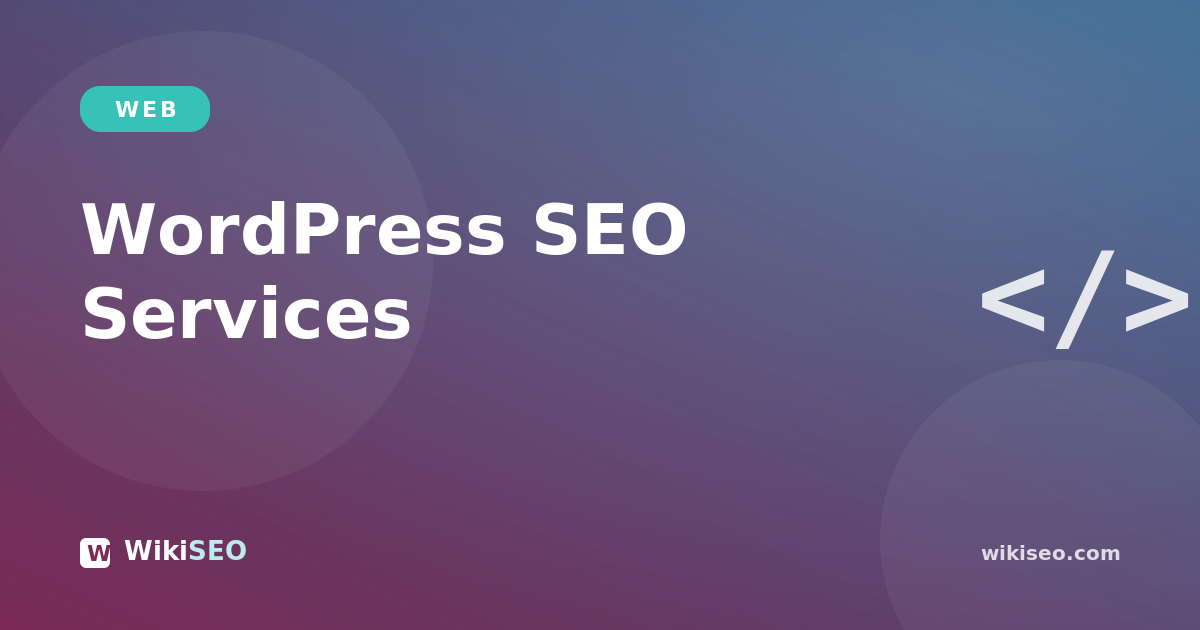 WordPress SEO Services